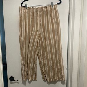 Madewell wide-leg linen pants